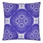 Photo of purple Mediterranean style outdoor cushion in 45cm x 45cm size