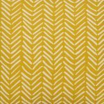 Aztec arrow inspired mustard yellow mud cloth cushion in cotton linen fabric
