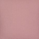 Close up image of plain blush pink cushion cover in 45cm x 45cm size