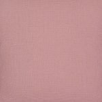 Close up image of plain blush pink cushion cover in 45cm x 45cm size