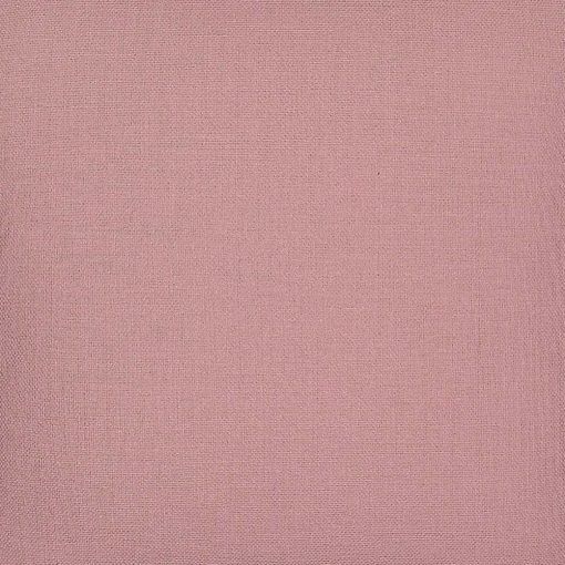 Close up image of plain blush pink cushion cover in 45cm x 45cm size