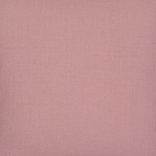 Close up image of plain blush pink cushion cover in 45cm x 45cm size