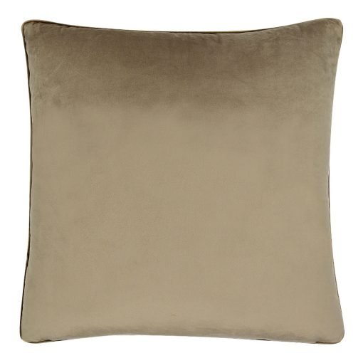 Photo of 55cm velvet cushion cover in taupe colour