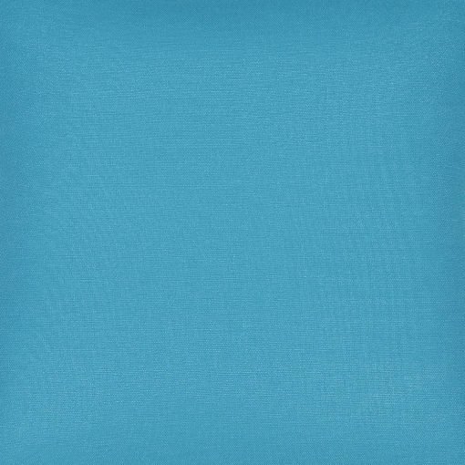 Close up image of 55cm x 55cm cushion cover in aspen blue colour