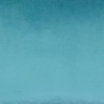 Close up photo of light teal rectangular cushion cover in rich velvet material