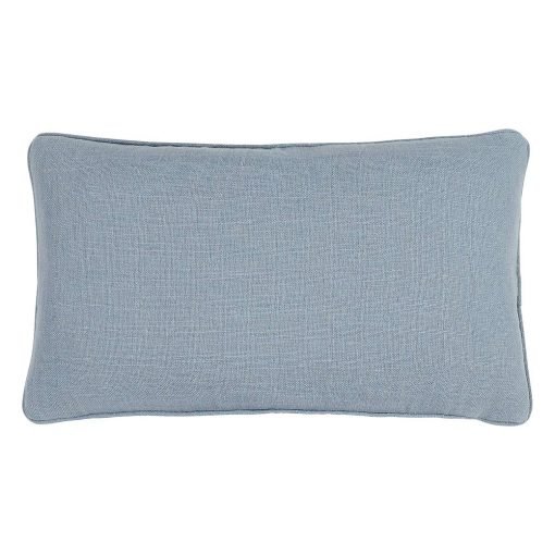 Photo of 30cm x 50cm rectangular cushion in cornflower blue colour