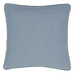 Image of cornflower blue cushion cover in 45cm x 45cm size