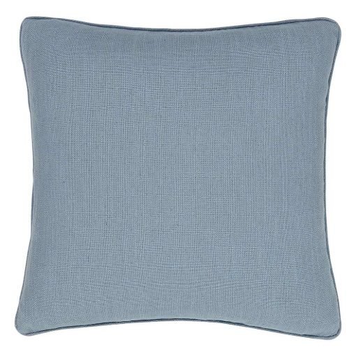Image of cornflower blue cushion cover in 45cm x 45cm size
