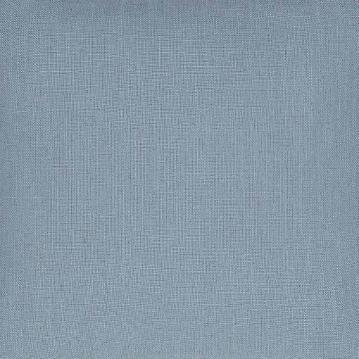 Close up shot of square cushion cover in cornflower blue colour