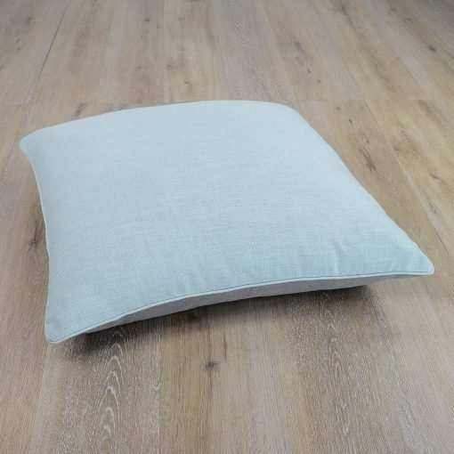 Image of mint and grey coloured large floor cushion