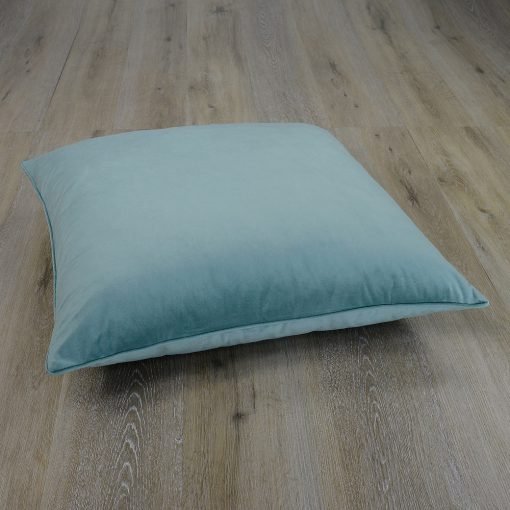 Plush mint velvet 70cm x 70cm floor cushion