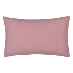 Image of blush pink rectangular cushion in 30cm x 50cm size