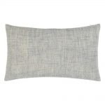Rectangular linen cushion cover in blue grey colour