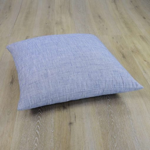 70cm x 70cm large floor cushion in light blue fabric