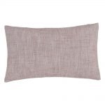 Rectangular cushion cover in red linen colour