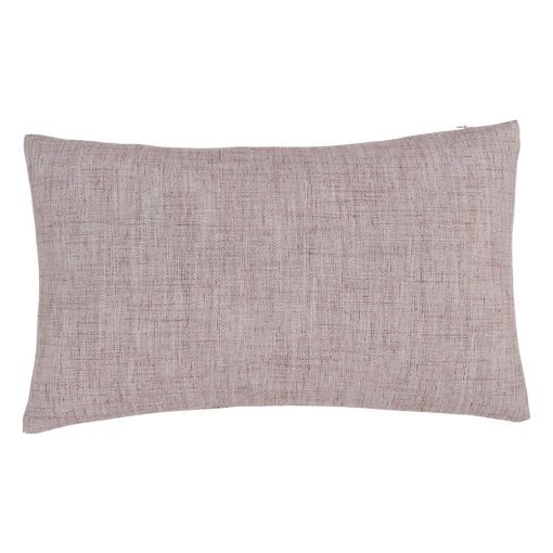 Rectangular cushion cover in red linen colour