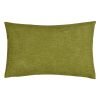 Image of olive green rectangular cushion cover