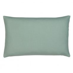 Soft cushion cover, 30 x 50, in teal colour