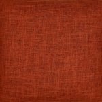 Close up image of a cushion cover in burnt orange colour made of cotton linen fabric