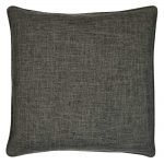 Photo of square grey brown cushion cover