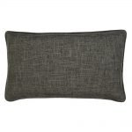 Image of rectangular cushion cover in grey brown colour