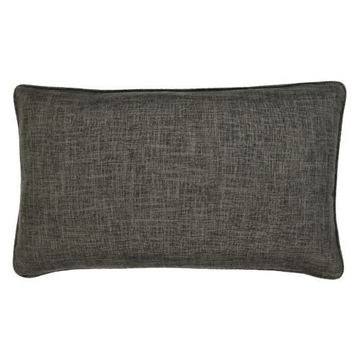 Image of rectangular cushion cover in grey brown colour