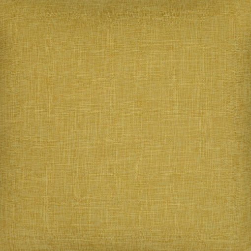 Close up image of yellow cushion cover in 45cm x 45cm size