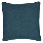 Square dark blue cushion cover in cobalt blue colour