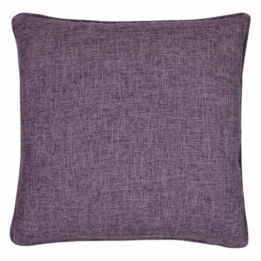 Photo of plum coloured cushion cover in 45cm x 45cm size