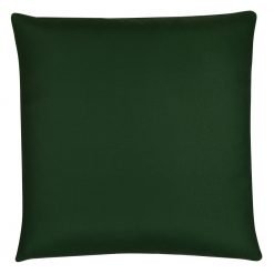 Photo of dark green outdoor cushion cover made of water and UV resistant material