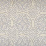 Close up of Mandala inspired rectangular cushion cover in pastel blue print