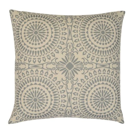 Photo of 45cm x 45cm pastel green cushion with Mandala design