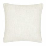 45cm square cream-coloured cushion cover