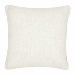 45cm square cream-coloured cushion cover