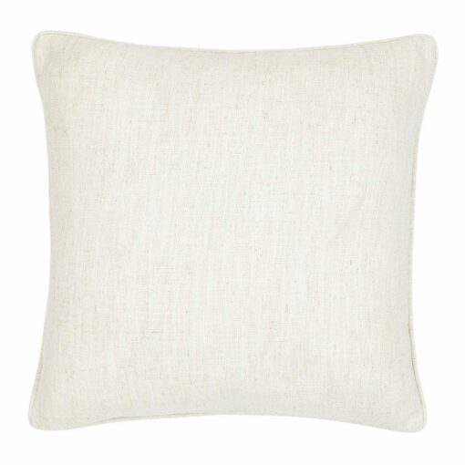 45cm square cream-coloured cushion cover