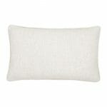 30cm x 50cm cream-coloured polyester cushion