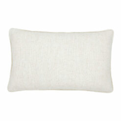 30cm x 50cm cream-coloured polyester cushion