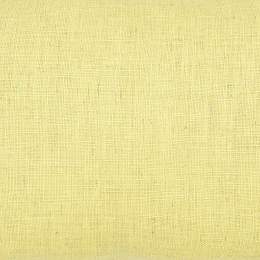 Lemon yellow polyester cushion in 30cm x 50cm size