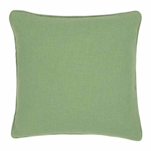 45cm square sage green cushion cover