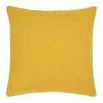 45cm square cushion cover in mustard colour