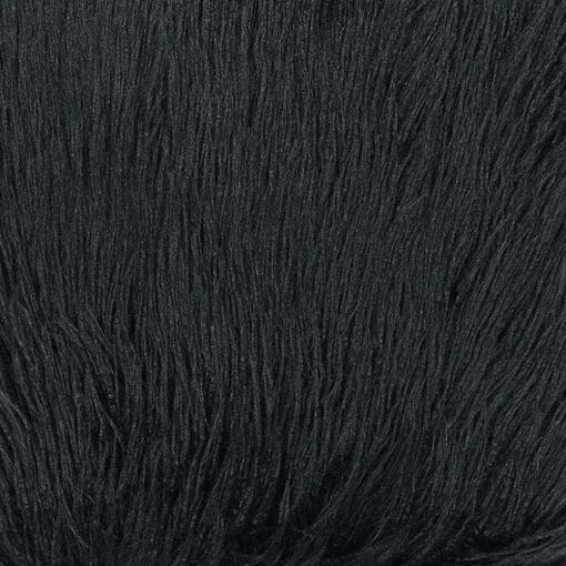 45cm black faux fur cushion cover