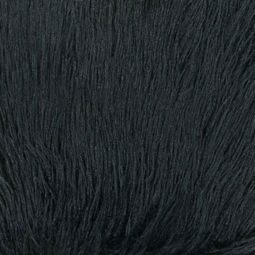 45cm black faux fur cushion cover