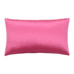 30cm x 50cm blush pink velvet linen cushion