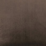 55cm square cushion cover in dark chocolate brown velvet fabric