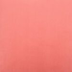 Large square coral orange velvet cushion