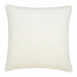 Large rectangular velvet pillow in cream colour