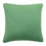 Large square 55cm x 55cm dark sage green velvet pillow
