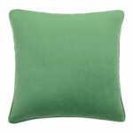 Large square 55cm x 55cm dark sage green velvet pillow