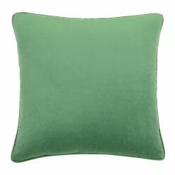 Large square 55cm x 55cm dark sage green velvet pillow