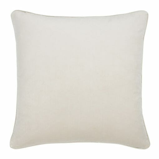 Large 55cm x 55cm velvet cushion in natural colour